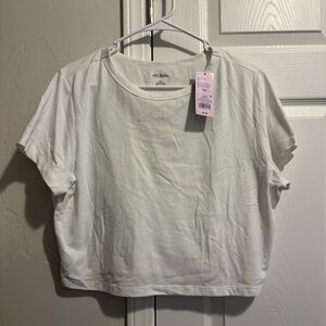 Wild Fable Cream Short Sleeve Top